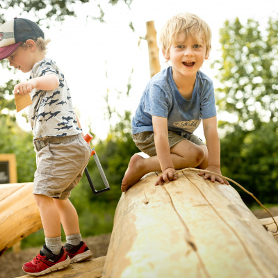 Boys playing